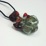 "Kai"- Glass Cat Pendant by Dusty Diamond Glass