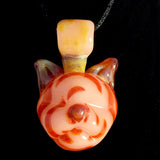 COLOR SHIFTING Glass Cat Pendant by Dusty Diamond Glass#2