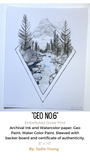 Geo. No.6 Embellished Print | By Sadie Young