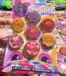 Pocket Of Positivity Pin Set - The Tangled Self
