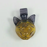 "Gooch"- Glass Cat Pendant by Dusty Diamond Glass