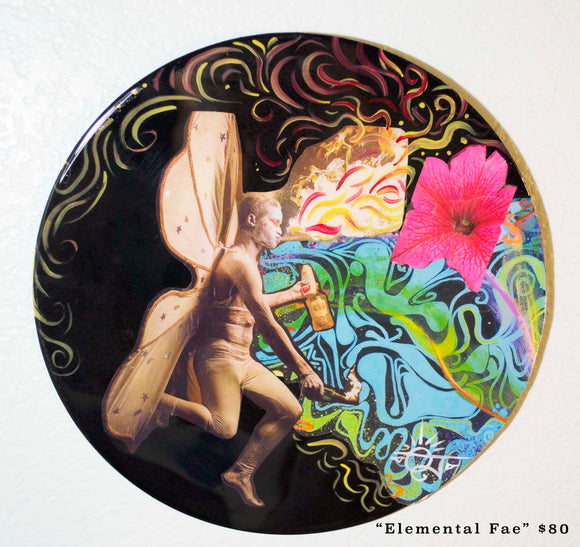 Elemental Fae | Embellished Collage| By Olivia Johnson