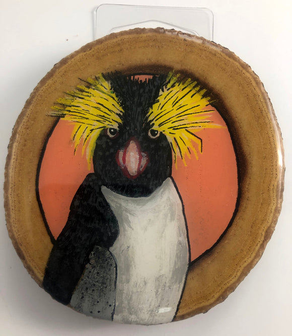 Penguin | Painted Wood Series by Furbie Cakes