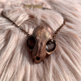 "Cat Skull" Necklace | by Copper Curiosities