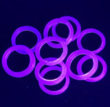 Wisterium- halo Custom Color, CFL & UV glass rings by Marni