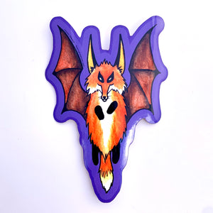"Flying Fox" sticker | By: Feeping Creatures (Dylan Edwards)