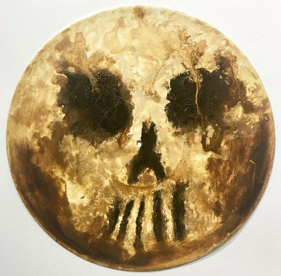 Brown Skull Study no. 1 | Painted Record by Pallas Ravae Forcella
