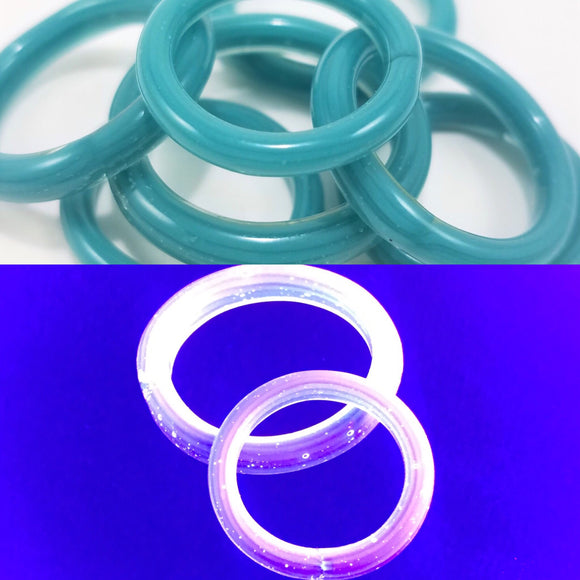 Aqua Nova | UV Reactive Rings | By Marni - Restock