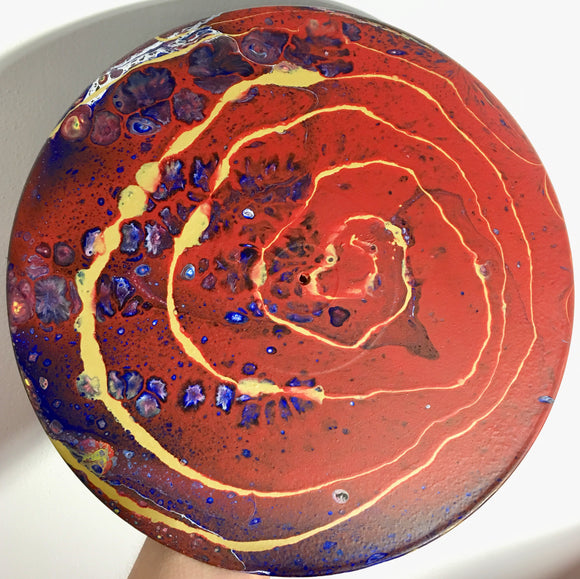 Crimson | Painted Record by Gordon Darnell