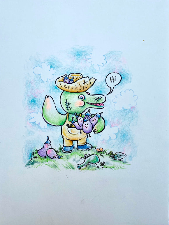 Gilly Eggplant Farmer | By Bwana Spoons