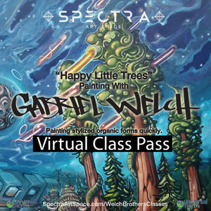Happy Little Trees - Virtual Painting Class With Gabriel Welch